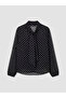 Nevavm Foulard Collar Polka Dot Blouse with a Difference - 6