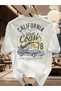 California Written Vintage Car Printed Premium Oversized T-Shirt