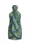 Premium Women's Viscose Pareo Beach Dress-80X135 cm Sarong That Can Be Converted to a Dress in Leopard and Multicolor