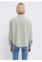 Button Detailed Loose Fit Women's Shirt - 3