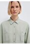 Button Detailed Loose Fit Women's Shirt - 4