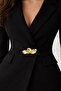 Special Design 5 cm Gold Plated Button 1 Pack 4 Pieces - 3