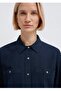 Button Detailed Loose Fit Women's Shirt - 4
