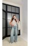 White One-Shoulder Cape Transparent Blouse - 1591 - 2