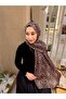 سلسلة Mineleşarp Vahşi Zarafet من طبعة الفهد قطع شالات عصرية مانع للانزلاق مقاومة للتجاعيد - 3