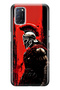 Oppo A52 / A72 / A92 Compatible Warrior Sparta Patterned Transparent Phone Case