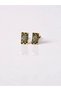 Women's Steel Geometric Zircon Stone Earrings - 4