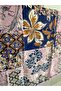 Mineşarpt Patchwork Floral Print Scarf – Soft Textured Stylish Hijab Scarf - 4