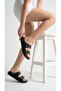 Women's Soft Orthopedic Non-Slip Sole Patterned Two t Buckled Daily Slippers - 2
