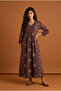 100 % Cotton – Ladies A-Line Maxi Side Embroidered Floral Pattern Jalabiya