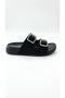 Women's Soft Orthopedic Non-Slip Sole Patterned Two t Buckled Daily Slippers - 8