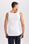 Slim Fit Slim Fit Rib Knit Undergarment B3150Ax23Hs - 5