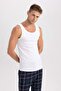 Slim Fit Slim Fit Rib Knit Undergarment B3150Ax23Hs - 3