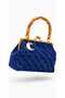 20 cm Bamboo Strappy Bag Bursu - Gold, Silver, Smoked Metal Bag Frame Macramé and Mesh Bag Apparatus