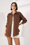 Single Pocket Oversize Linen Shirt