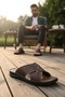 Vaketa D Textured Men's Slippers with Massage Effect Insole