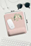 لوحة ماوس مريحة ذات سطح مستطيل وناعم من Pink Ankle Minnoş Bird Family مقاس 18 × 22 سم