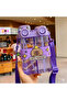 Capybara Figured Double Compartment Children's Water Bottle with Straw - Adjustable Strap Liter Leak-Proof Water Bottle