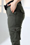 Linen Cargo Pocket Seasonal Trousers with Elastic Legs - 8