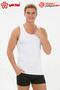 04 Premium Men's 100% Stretchable Cotton Piece Comfortable Fabric Undershirt 1 Piece - 2
