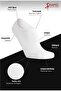 Bamboo Sneakers White Black Socks Stitch-Free Invisible Ankle Sports Socks Premium 4-Pack - 6