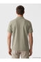 Esvab • Modern & Distinctive Devrik Roba Collar Pique Men's T-Shirt - 5