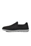 Black Nubuck Genuine Leather Men's Casual Shoes - 2