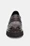 Lorian Genuine Leather Front Line Accessory Women's Loafers - Brown - 3