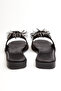 Bln 177 Pompon Stone Detail Flat Sole Slipper - 5