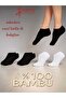 Bamboo Sneakers White Black Socks Stitch-Free Invisible Ankle Sports Socks Premium 4-Pack - 2
