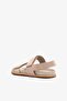 Joey Beige Suede Leather Women Sandals - 3
