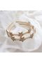 Baby Children's Crown Gold Color Gold Glittery Star Figure Crown (1 Piece)