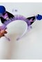 Kuromi Special Design Crown with Tulle and Pompom Detail |   Purple Kuromi Crown - 3