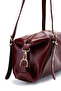 Belt Zaral Women's Sleeve with Strap Detail Bag Si Burgundy - 3