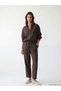 Trendlucky Women's Trousers with Elastic Waist and Difference in Color - 2