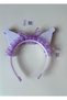 Kuromi Themed Special Design Crown with Tulle Pompoms and Pompom Detail |   Kuromi Designed Crown – Color Options Available - 5