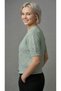 Women's Button Detailed Short Sleeve Knitwear Cardigan - 3