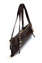 Belt Zaral Women's Sleeve with Strap Detail Bag Si Brown - 7