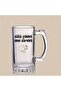 Milk Strawberry Seni Continuously Designed Argentine Beer Cup Glass with Handle - 2