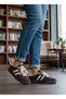 New Model D Flat Sole S Sneakers Brown Women's Sports Shoes