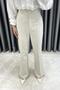 Spanish Style Fabric Trousers - Beige Beige - 2