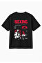 Oversized Unisex Boxing Printed T-Shirt T-Shirt