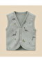 - 100% Cotton Baby Vest |   Dinosaur Motif - 2