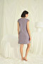 Dodes Dodes Sleeveless Lace Collar and Button Front Nightgown - 6