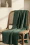 100% Cotton Buldan Handmade B Herringbone Patterned King Size P Tasseled K Sofa Cover 180X300 cm - 3