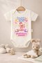 Baby Bodysuit with Funny Writing My First Tooth Came Out (Girl) B Printed 100% P Cotton Bodysuit (Newborn & Baby) - 2