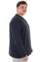 Long Sleeve Crew Neck m Transitional D Solid Color Thin Sweatshirt Khaki Suitable for Men between 115-155 Kilograms - 6
