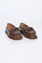 Laceless Saraç Detailed Jurdan Sole Genuine Leather Patent Leather Loafers 332-26146 Women's Shoes - 7