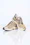 Lace-Up Thermo Sole Textile Genuine Leather Sneakers 338-7106 Women's Shoes - 7
