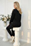 Pile Detail Sleeves Lace Blouse - 3